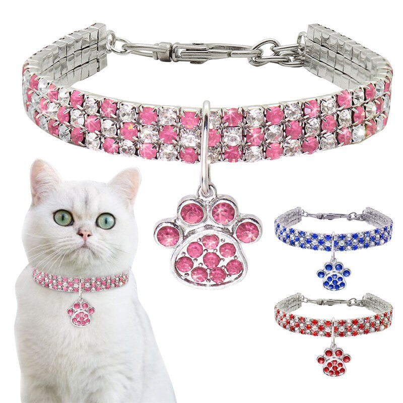 Rhinestone Dog Collar for Dogs Cats