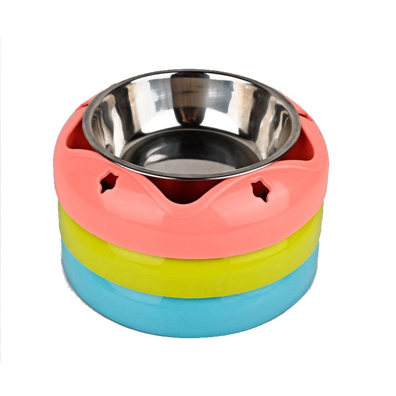 Colorful Stainless Non-Slip Feeding Bowl