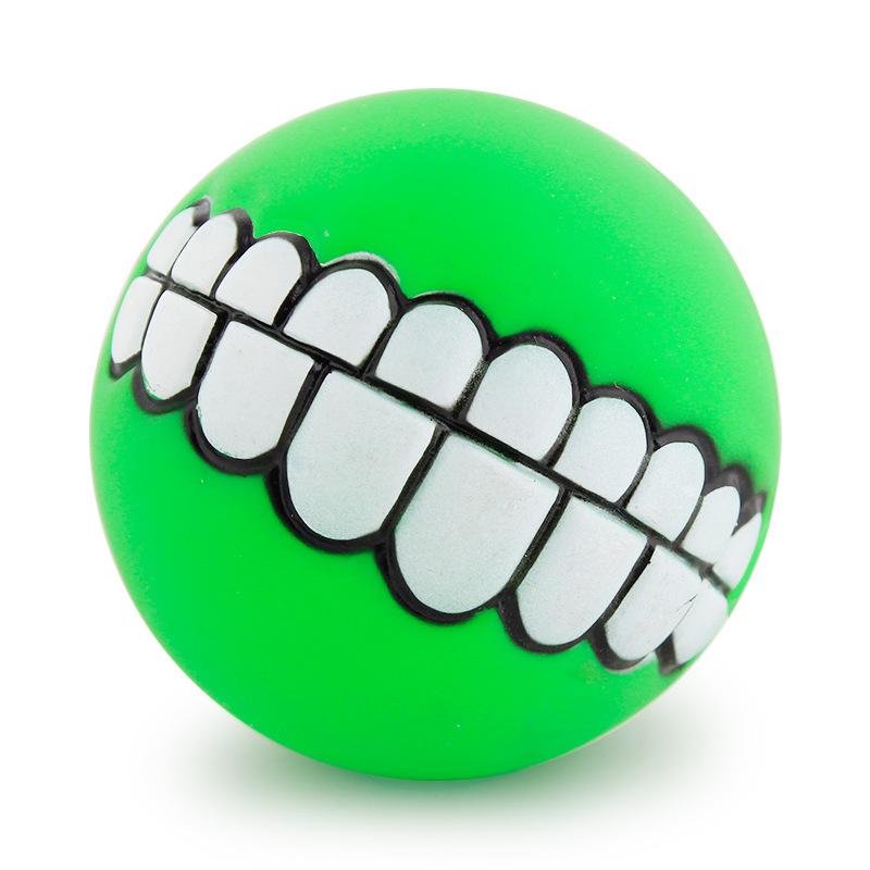 Squeaky Teeth Ball Toy