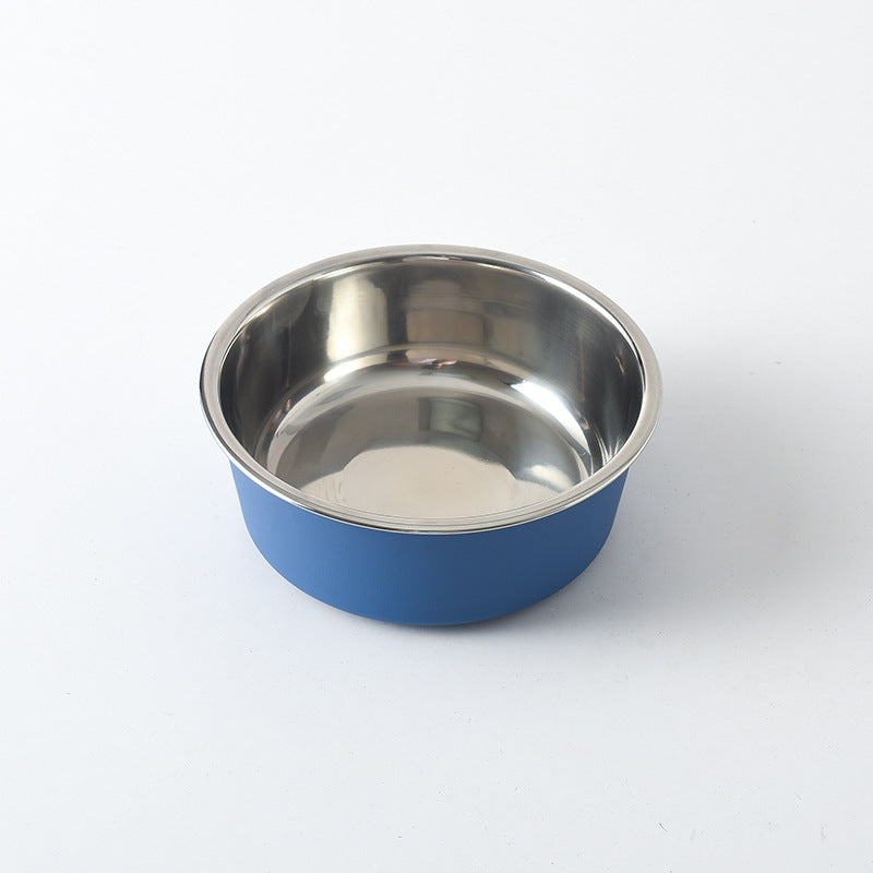 Pet Supplies Pet Food Bowl Stainless Steel Dog Bowl Cat Bowl Feeding and Drinking Bowl