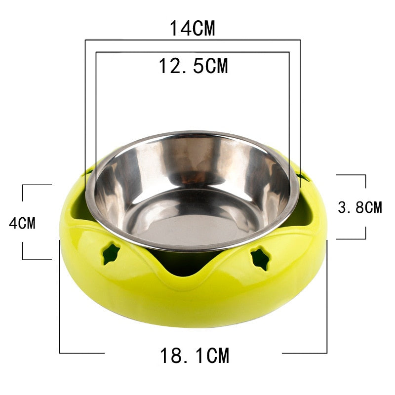 Colorful Stainless Non-Slip Feeding Bowl