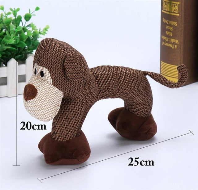 Monkey Squeaky Chew Toy