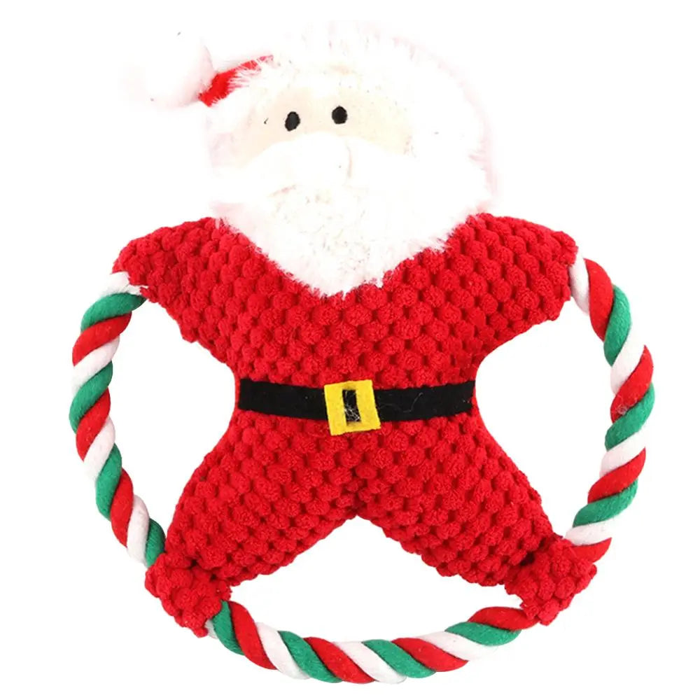 Santa Clause Squeaky Chew Toy