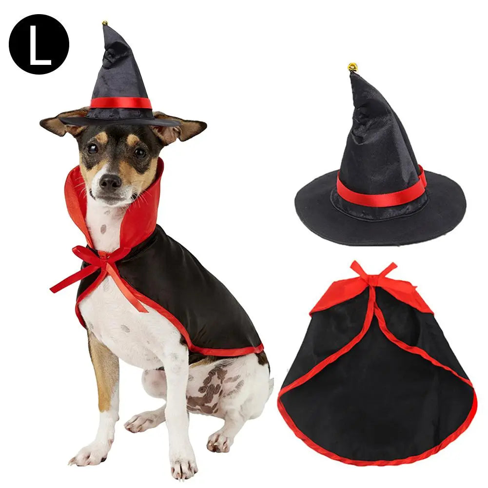 Witch Hat and Cloak Costume