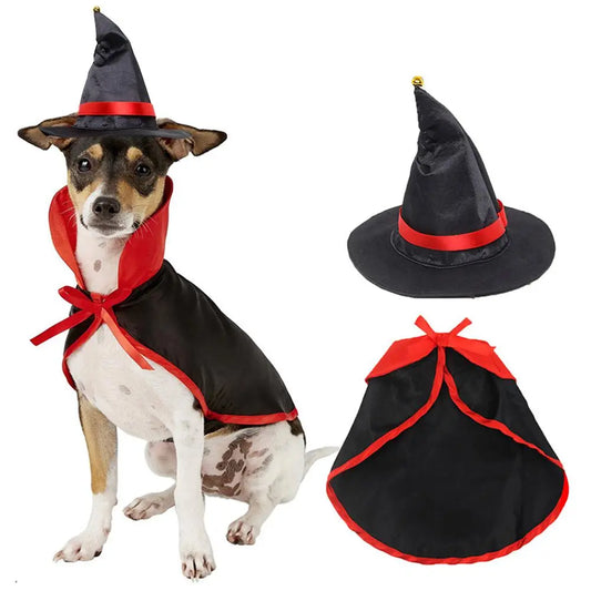 Witch Hat and Cloak Costume