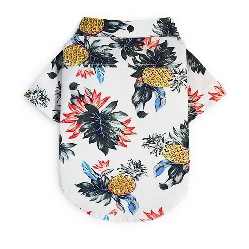 Dog Hawaiian Summer Casual Polo