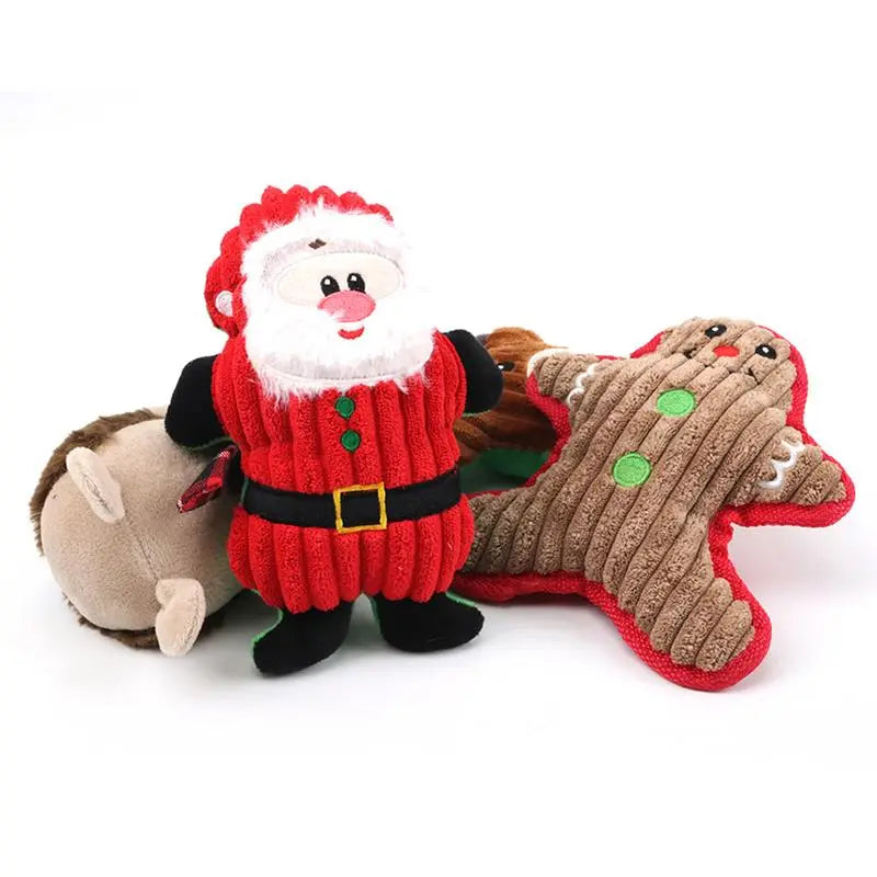 Santa Clause Squeaky Chew Toy