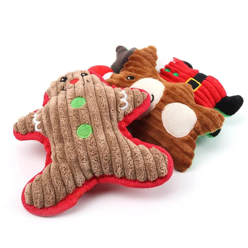 Santa Clause Squeaky Chew Toy