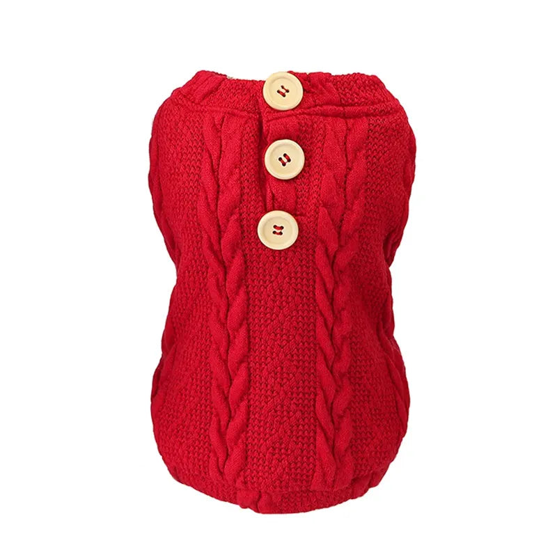 Button Knitted Casual Sweater