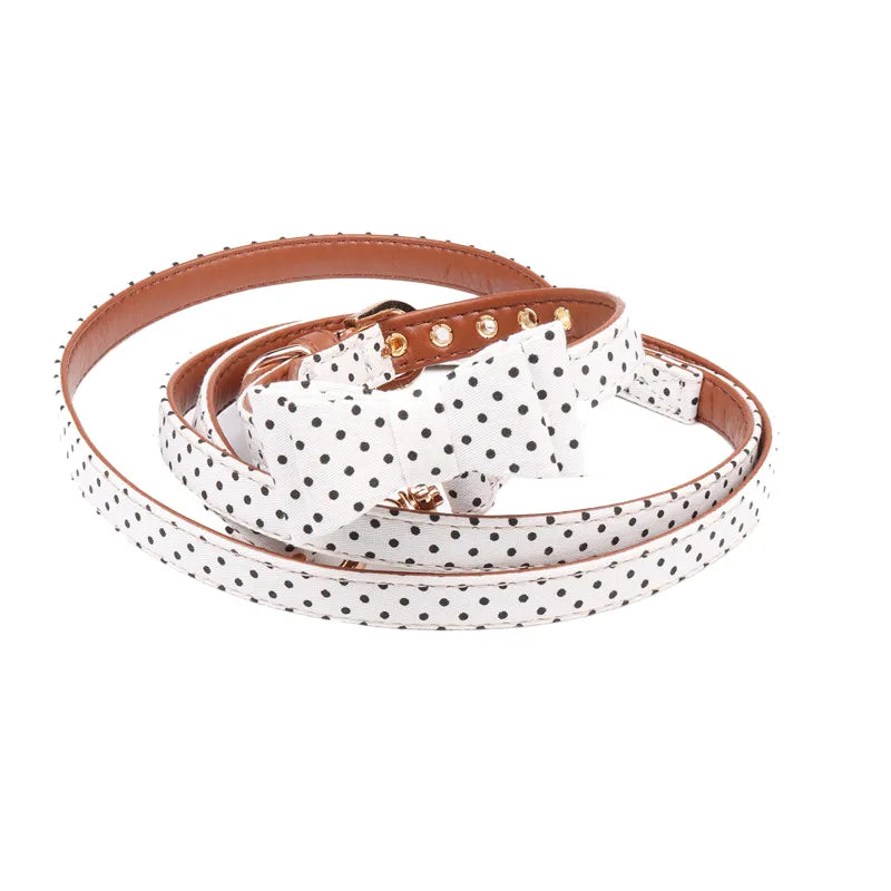 Bandana with Collar and Leash for Dogs and Cats